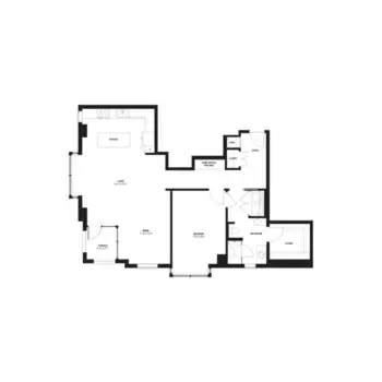 Floorplan of The Buckingham, Assisted Living, Nursing Home, Independent Living, CCRC, Houston, TX 13