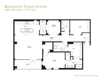 Floorplan of The Buckingham, Assisted Living, Nursing Home, Independent Living, CCRC, Houston, TX 14