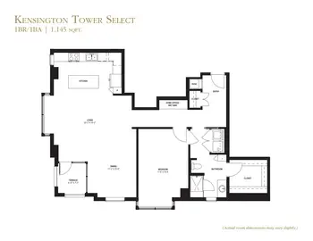 Floorplan of The Buckingham, Assisted Living, Nursing Home, Independent Living, CCRC, Houston, TX 15