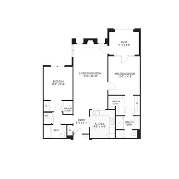Floorplan of Dallas Edgemere, Assisted Living, Nursing Home, Independent Living, CCRC, Dallas, TX 7