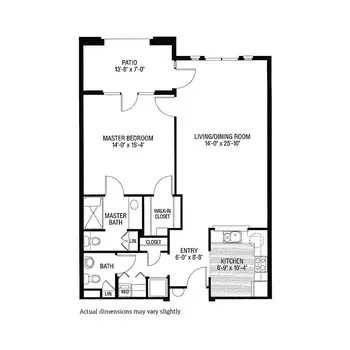 Floorplan of Dallas Edgemere, Assisted Living, Nursing Home, Independent Living, CCRC, Dallas, TX 9