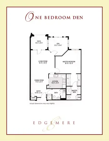 Floorplan of Dallas Edgemere, Assisted Living, Nursing Home, Independent Living, CCRC, Dallas, TX 19