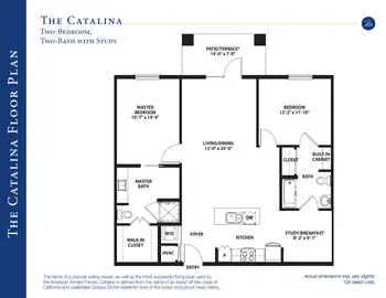 Floorplan of Mirador, Assisted Living, Nursing Home, Independent Living, CCRC, Corpus Christi, TX 5