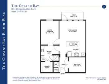 Floorplan of Mirador, Assisted Living, Nursing Home, Independent Living, CCRC, Corpus Christi, TX 6