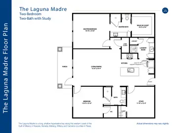 Floorplan of Mirador, Assisted Living, Nursing Home, Independent Living, CCRC, Corpus Christi, TX 7