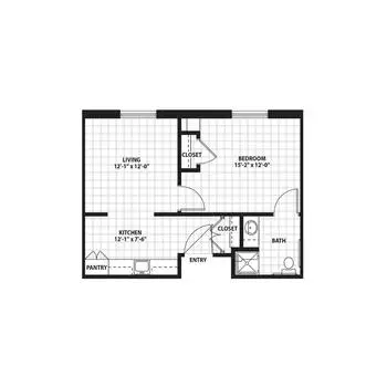 Floorplan of Querencia Barton Creek, Assisted Living, Nursing Home, Independent Living, CCRC, Austin, TX 2