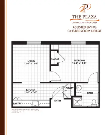 Floorplan of Querencia Barton Creek, Assisted Living, Nursing Home, Independent Living, CCRC, Austin, TX 3