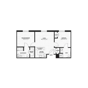 Floorplan of Querencia Barton Creek, Assisted Living, Nursing Home, Independent Living, CCRC, Austin, TX 6