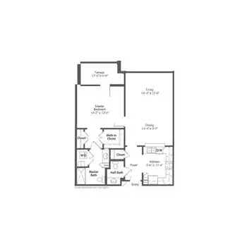 Floorplan of Querencia Barton Creek, Assisted Living, Nursing Home, Independent Living, CCRC, Austin, TX 12