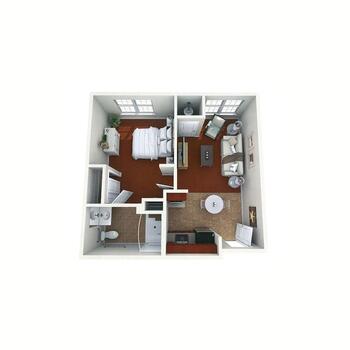 Floorplan of The Barrington of Carmel, Assisted Living, Nursing Home, Independent Living, CCRC, Carmel, IN 3