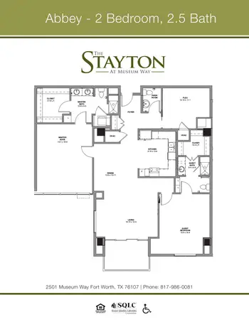 Floorplan of The Stayton, Assisted Living, Nursing Home, Independent Living, CCRC, Fort Worth, TX 9