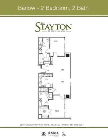 Floorplan of The Stayton, Assisted Living, Nursing Home, Independent Living, CCRC, Fort Worth, TX 10