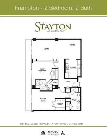 Floorplan of The Stayton, Assisted Living, Nursing Home, Independent Living, CCRC, Fort Worth, TX 13