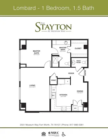 Floorplan of The Stayton, Assisted Living, Nursing Home, Independent Living, CCRC, Fort Worth, TX 14