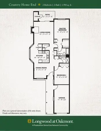 Floorplan of Longwood at Oakmont, Assisted Living, Nursing Home, Independent Living, CCRC, Verona, PA 3
