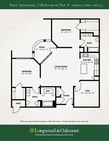 Floorplan of Longwood at Oakmont, Assisted Living, Nursing Home, Independent Living, CCRC, Verona, PA 6