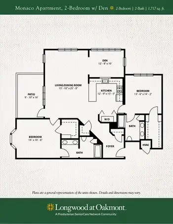 Floorplan of Longwood at Oakmont, Assisted Living, Nursing Home, Independent Living, CCRC, Verona, PA 11