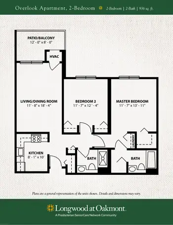 Floorplan of Longwood at Oakmont, Assisted Living, Nursing Home, Independent Living, CCRC, Verona, PA 15