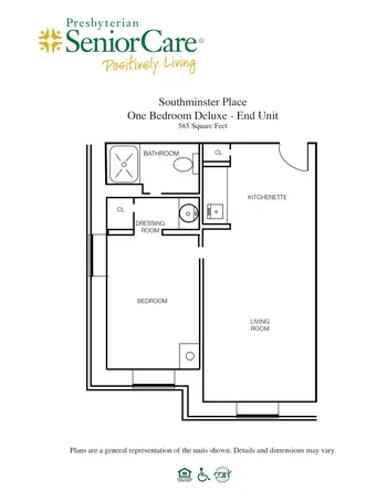 Floorplan of Washington Campus, Assisted Living, Nursing Home, Independent Living, CCRC, Washington, PA 1