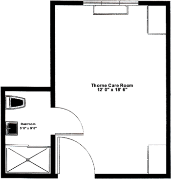 Floorplan of Wesley Towers, Assisted Living, Nursing Home, Independent Living, CCRC, Hutchinson, KS 12