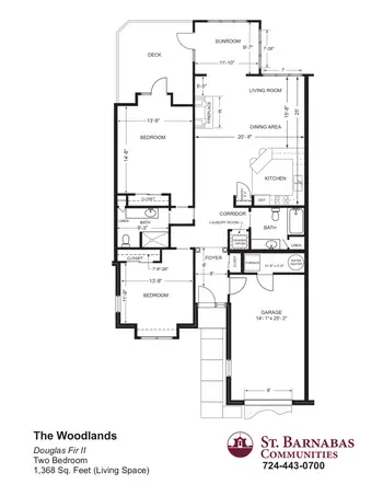 Floorplan of The Woodlands, Assisted Living, Nursing Home, Independent Living, CCRC, Valencia, PA 11