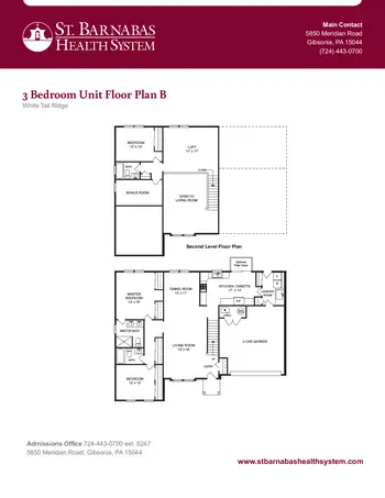 Floorplan of White Tail Ridge, Assisted Living, Nursing Home, Independent Living, CCRC, Gibsonia, PA 4