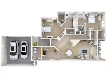 Floorplan of Grandview Terrace, Assisted Living, Nursing Home, Independent Living, CCRC, Sun City West, AZ 5