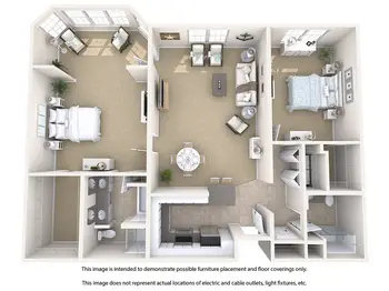 Floorplan of Grandview Terrace, Assisted Living, Nursing Home, Independent Living, CCRC, Sun City West, AZ 11