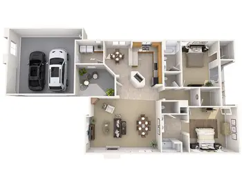 Floorplan of Grandview Terrace, Assisted Living, Nursing Home, Independent Living, CCRC, Sun City West, AZ 14