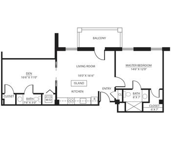 Floorplan of Summit Square, Assisted Living, Nursing Home, Independent Living, CCRC, Waynesboro, VA 11