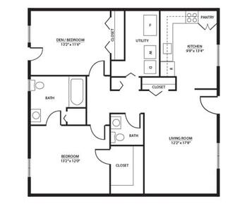 Floorplan of Summit Square, Assisted Living, Nursing Home, Independent Living, CCRC, Waynesboro, VA 8