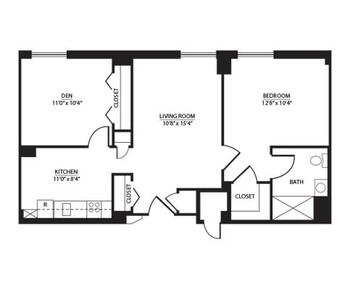 Floorplan of Summit Square, Assisted Living, Nursing Home, Independent Living, CCRC, Waynesboro, VA 10