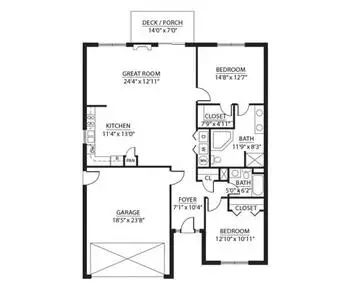 Floorplan of Sunnyside, Assisted Living, Nursing Home, Independent Living, CCRC, Rockingham, VA 7