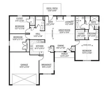 Floorplan of Sunnyside, Assisted Living, Nursing Home, Independent Living, CCRC, Rockingham, VA 13