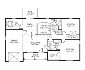 Floorplan of Sunnyside, Assisted Living, Nursing Home, Independent Living, CCRC, Rockingham, VA 19
