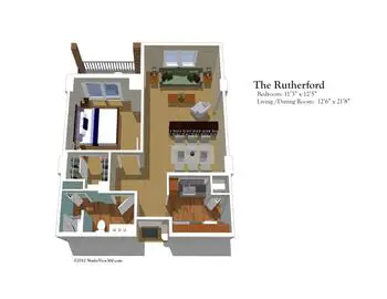 Floorplan of Stratford Court of Boca Pointe, Assisted Living, Nursing Home, Independent Living, CCRC, Boca Raton, FL 14
