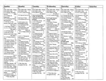 Activity Calendar of Woodbury Senior Living, Assisted Living, Nursing Home, Independent Living, CCRC, Woodbury, MN 14