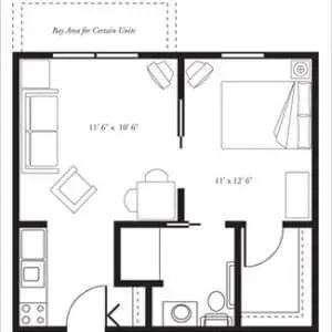 Floorplan of Woodbury Senior Living, Assisted Living, Nursing Home, Independent Living, CCRC, Woodbury, MN 3