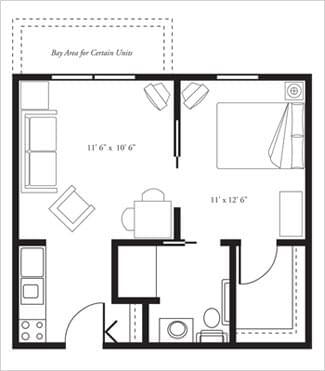 Floorplan of Woodbury Senior Living, Assisted Living, Nursing Home, Independent Living, CCRC, Woodbury, MN 4