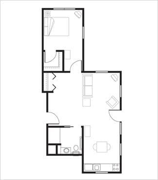 Floorplan of Woodbury Senior Living, Assisted Living, Nursing Home, Independent Living, CCRC, Woodbury, MN 10