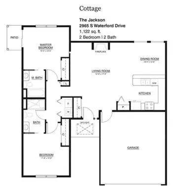 Floorplan of Touchmark on South Hill, Assisted Living, Nursing Home, Independent Living, CCRC, Spokane, WA 7