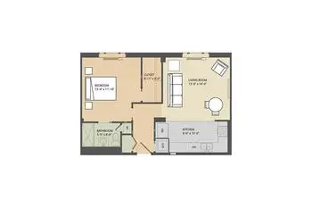 Floorplan of Eastmont Towers Community, Assisted Living, Nursing Home, Independent Living, CCRC, Lincoln, NE 4