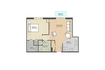 Floorplan of Eastmont Towers Community, Assisted Living, Nursing Home, Independent Living, CCRC, Lincoln, NE 2
