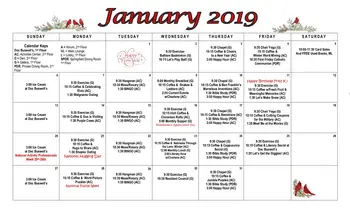 Activity Calendar of Eastmont Towers Community, Assisted Living, Nursing Home, Independent Living, CCRC, Lincoln, NE 4