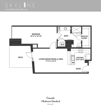 Floorplan of Skyline, Assisted Living, Nursing Home, Independent Living, CCRC, Seattle, WA 10
