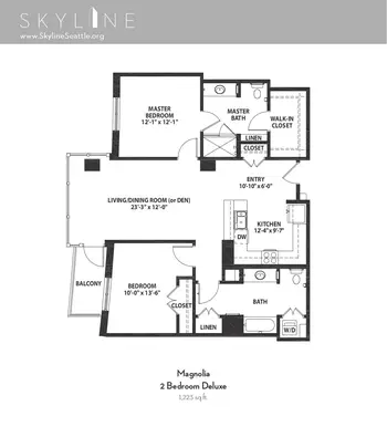 Floorplan of Skyline, Assisted Living, Nursing Home, Independent Living, CCRC, Seattle, WA 18