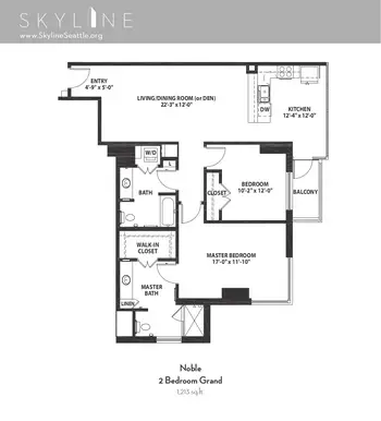 Floorplan of Skyline, Assisted Living, Nursing Home, Independent Living, CCRC, Seattle, WA 20