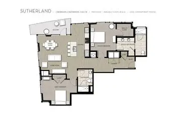 Floorplan of Skyline, Assisted Living, Nursing Home, Independent Living, CCRC, Seattle, WA 5