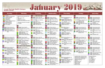 Activity Calendar of Creasy Springs Health Campus, Assisted Living, Nursing Home, Independent Living, CCRC, Lafayette, IN 5