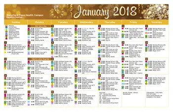 Activity Calendar of Waterford Place Health Campus, Assisted Living, Nursing Home, Independent Living, CCRC, Kokomo, IN 2